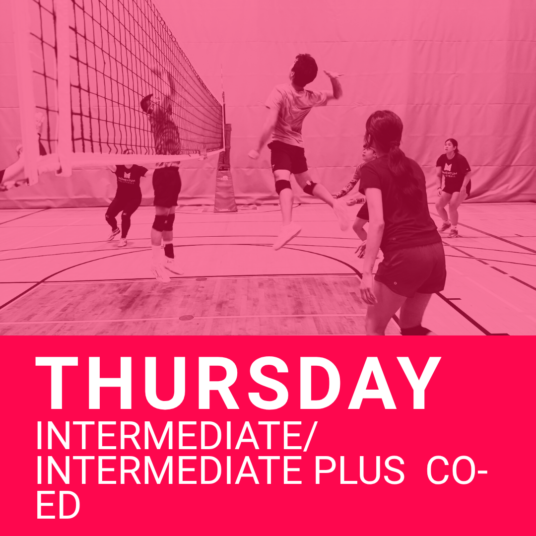 Toronto Volleyball Centre - Thursday: Intermediate/Intermediate Plus Co-Ed 6s